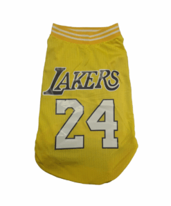 Lakers Number 24 Novelty Pet Jersey