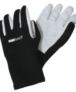 Lalizas Men's 2mm Full Finger Neoprene Gloves - Black - XXS