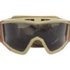Lancer Tactical Airsoft Safety Tan Goggles CA-213T