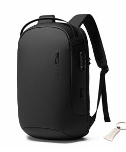 Laptop Backpack - Anti-theft - City Smooth - Plus Keyring - 15 inch - Black