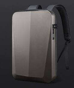Laptop Backpack Anti Theft - Hard Shell bag - Grey