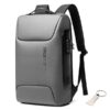 Laptop Backpack - Anti-theft - Plus Keyring - 15.6 inch - Grey