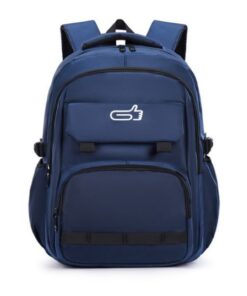 Laptop Backpack Business Travel Anti Theft High Quality School Bag 19 Inch - NavyBlue