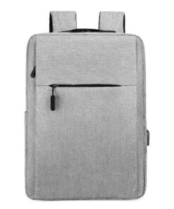 Laptop Backpack for Travel Business with USB Charging Port - Grey