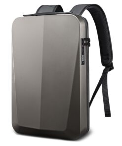 Laptop Backpack - Hard Shell - Anti-theft - 15 inch - Black - Bronze