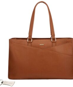 Laptop Bag - Alexa with Stylingo Keyring - 15.6" - Black - Brown