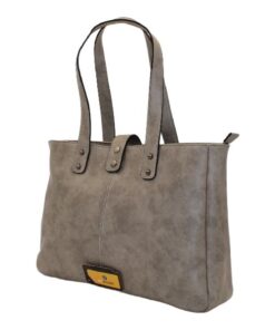 Laptop Bag - Ladies Shoulder Bag - 15.6" - Stone Grey