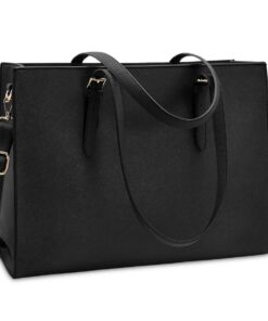 Laptop Bag & Women Tote Bag Handbag - Black