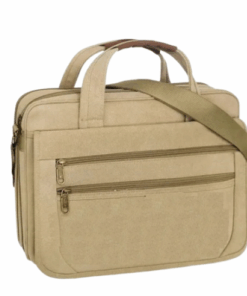 Laptop Messenger Shoulder Bag - Brown