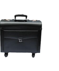 Laptop Pilot Case with 4 Wheels -Black