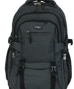 Large Business - School Backpack with Laptop Compartment - Black