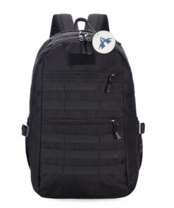 Large Capacity 35L Oxford Tactical Backpack for Camping & Hiking - Black