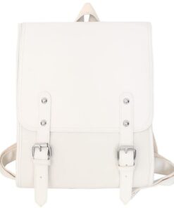 Large Capacity Ladies School Travel Backpack - Preppy Black