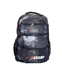 Large Capacity Lightweight Student Backpack - 13 Compartment Backpack - Black