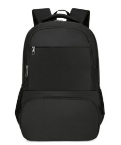 Large-Capacity Outdoor Insulation Backpack with USB Charging Port - Black