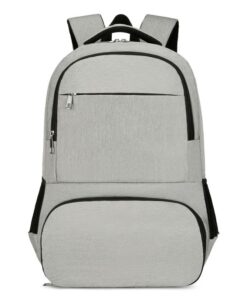Large-Capacity Outdoor Insulation Backpack with USB Charging Port - Grey