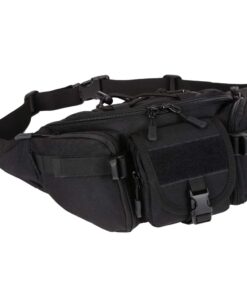 Large Capacity Outdoor Tactical Waist Pack - Black