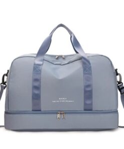 Large Capacity Travel Duffel Bag - Blue