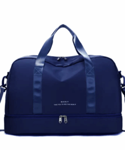 Large Capacity Travel Duffel Bag - Navy Blue