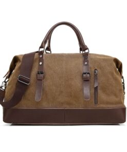 Large-capacity Unisex Canvas Bags - Brown