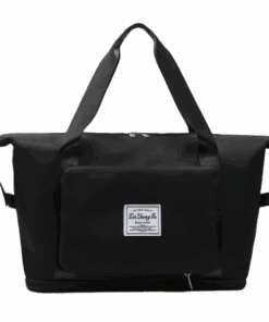 Large Capacity Waterproof Sports Oxford Cloth Travel Bag - Black