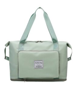 Large Capacity Waterproof Sports Oxford Cloth Travel Bag - Green