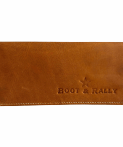 Large Folding Leather Wallet - Diesel Toffee