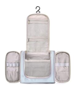Large Hanging Travel Toiletry Bag Cosmetic Bag Makeup Organizer - Blue