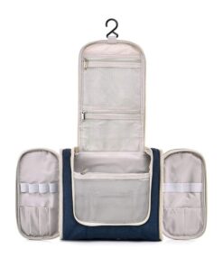 Large Hanging Travel Toiletry Bag Cosmetic Bag Makeup Organizer - Navy