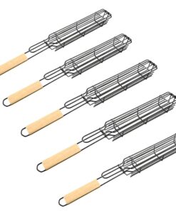 Large Kebab Braai Basket - 5 Pack