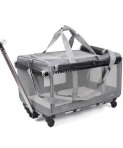 Large Pet Carrier with Wheels