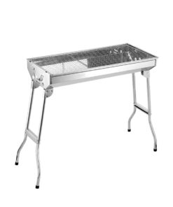 Large Portable Barbecue Braai Charcoal Grill Folding BBQ Grill-(Height)70cm