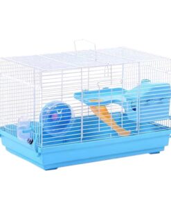 Larger Hamster Cage (47cm x 30cm x 30 cm) - Blue