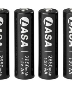 Lasa Rechargeable AA Batteries 2650mAh High Cap (Pack of 4)