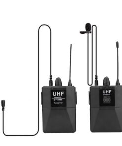 Lavalier Lapel Microphone System with Mini Lapel Mic Bodypack