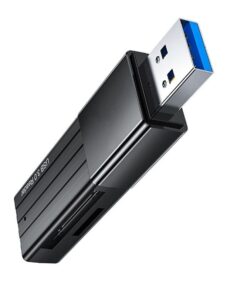 LC TECH. 2-in-1 USB3.0 card reader, support TF/SD card, wide compatibility