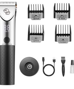 LCD Pets Hair Trimmer Clipper Rechargeable