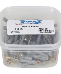 MAC AFRIC Nail In Anchor 6 x 35 MM (50 pack)