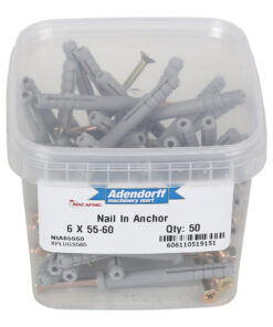 MAC AFRIC Nail In Anchor 6 x 55 MM (50 pack)