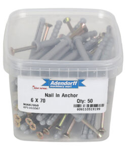 MAC AFRIC Nail In Anchor 6 x 70 MM (50 pack)