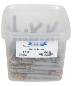 MAC AFRIC Nail In Anchor 8 x 60 MM (50 pack)