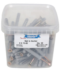 MAC AFRIC Nail In Anchor 8 x 80 MM (50 pack)