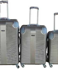 Le Emporer - 3 Piece Luggage Set-Light Weight Suitcase - Gold