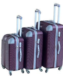 Le Emporer - 3 Piece Luggage Set-Light Weight Suitcase - Maroon