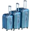 Le Emporer - 3 Piece Luggage Set-Light Weight Suitcase - Sky Blue