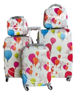 Le Emporer PC Material High-Quality Luggage - 5-Piece Set -  Hot Air Balloon