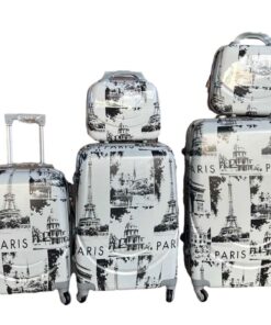 Le Emporer PC Material High-Quality Luggage - 5-Piece Set - Paris