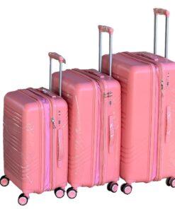 Le Emporer Unbreakable and Expandable Suitcase Set-30inch Luggage Set - Blush Pink