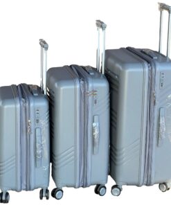 Le Emporer Unbreakable and Expandable Suitcase Set-30inch Luggage Set - Grey
