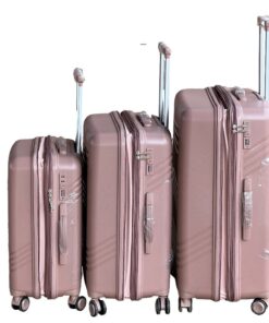 Le Emporer Unbreakable and Expandable Suitcase Set-30inch Luggage Set - Rose Gold